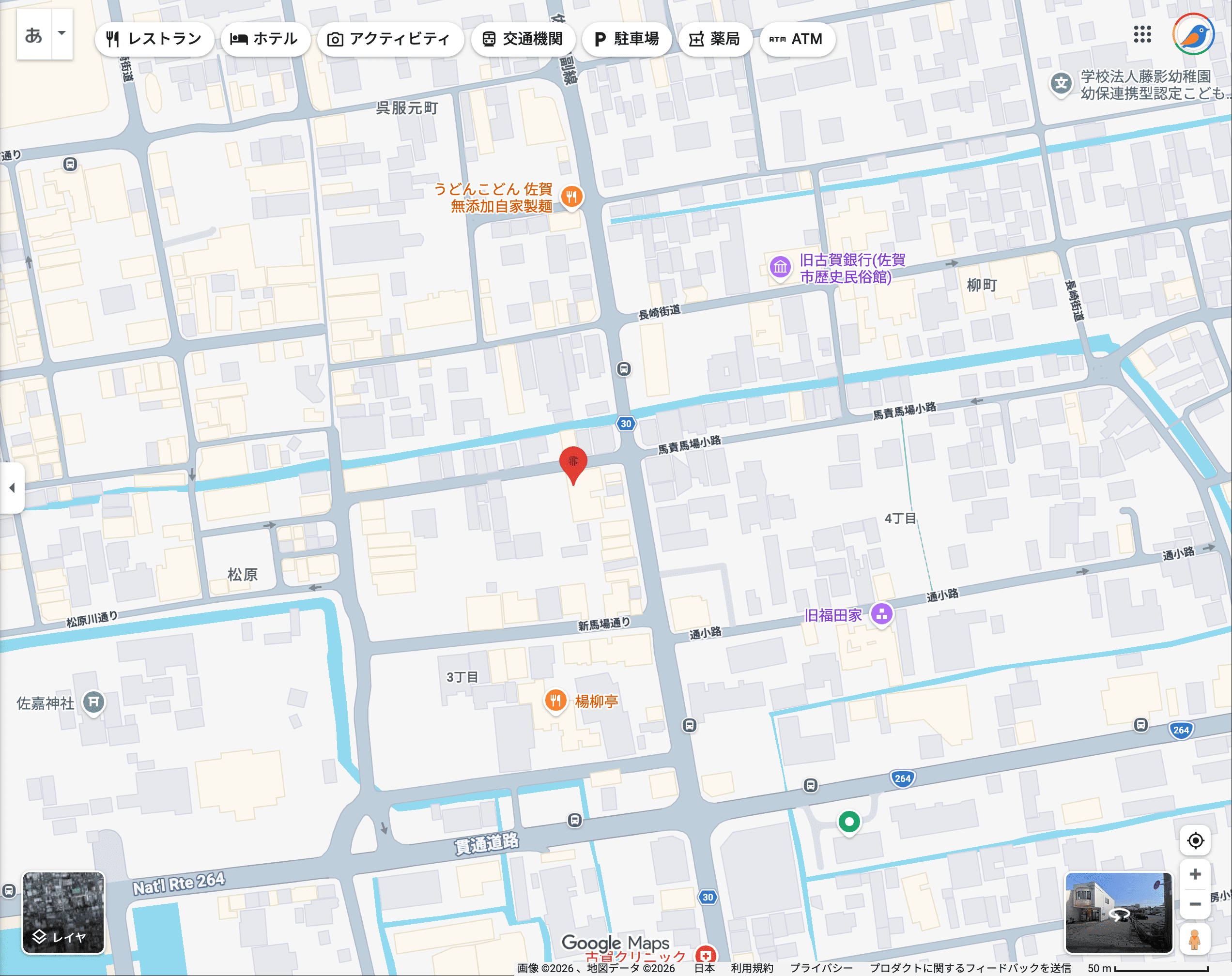 なごみボディールーム周辺の地図