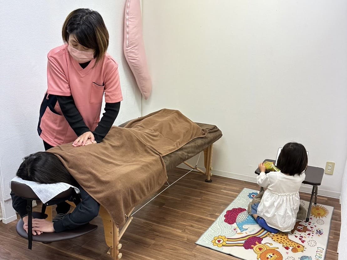 施術の様子